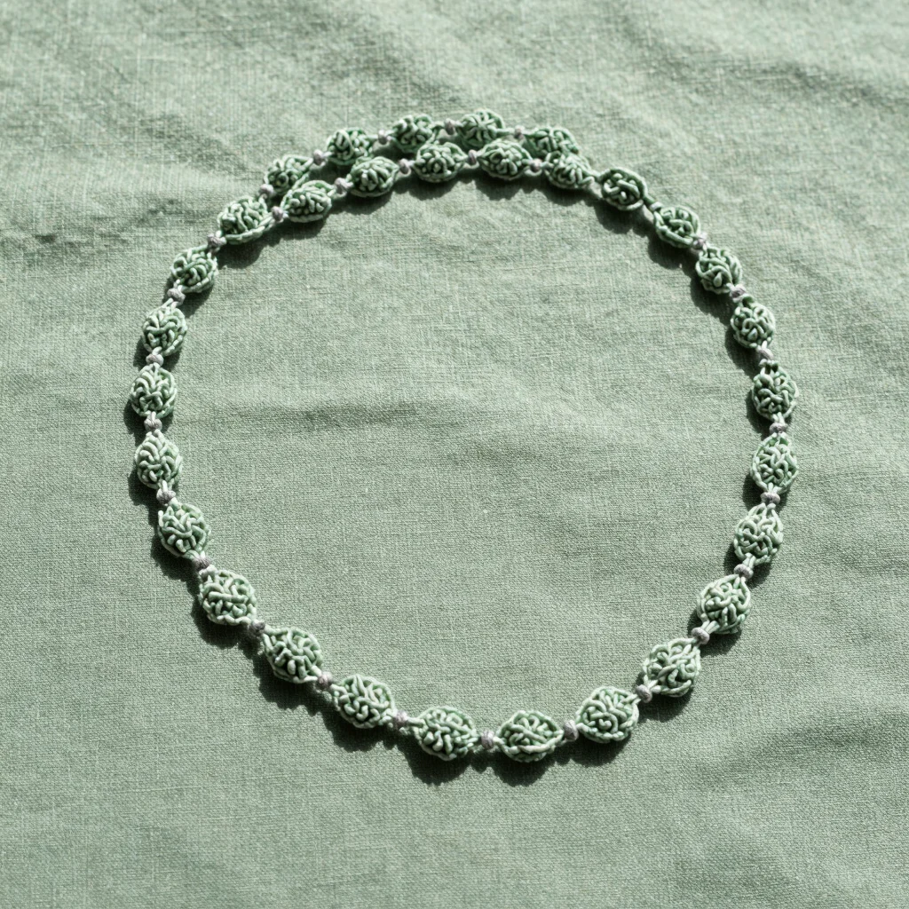 Lotus Blossom Crochet Meditation Mala