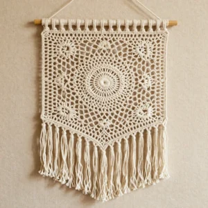 Artisan Fringe Crochet Wall Hanging